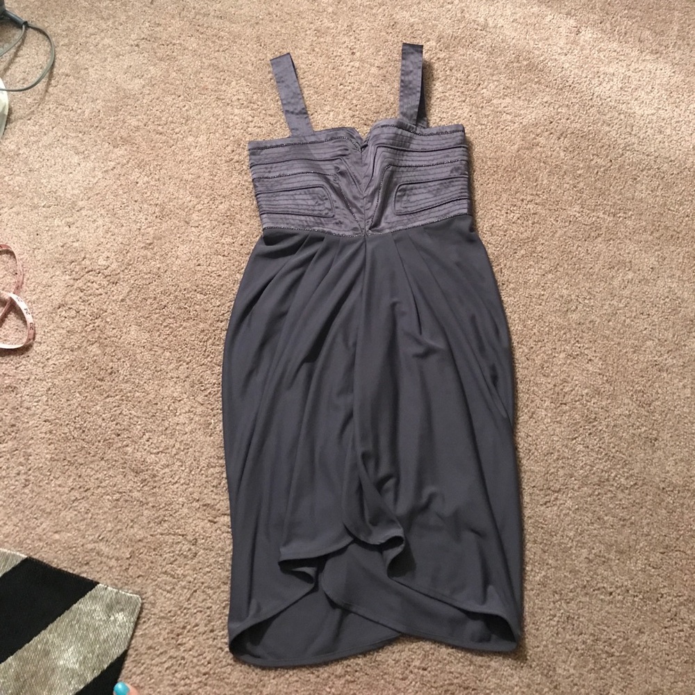 Gray drapey dress by Demi Couture Plastic Island - Picture 7 of 7